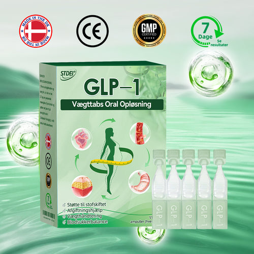 STDEI® GLP-1 Vægttabs Oral Opløsning 🔥Bare én dosis om dagen – allerede efter 7 dage kan du se tydelig effekt 👩⚕️ Virker mod overvægt, hjerte-kar-sygdomme, diabetes, søvnapnø, ledproblemer og mere🌻