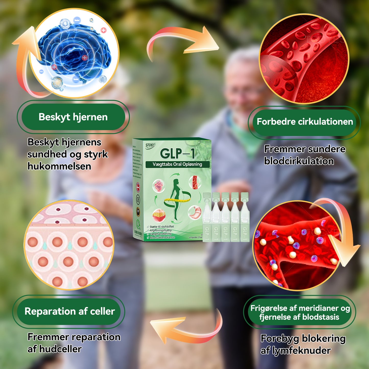 STDEI® GLP-1 Vægttabs Oral Opløsning 🔥Bare én dosis om dagen – allerede efter 7 dage kan du se tydelig effekt 👩⚕️ Virker mod overvægt, hjerte-kar-sygdomme, diabetes, søvnapnø, ledproblemer og mere🌻