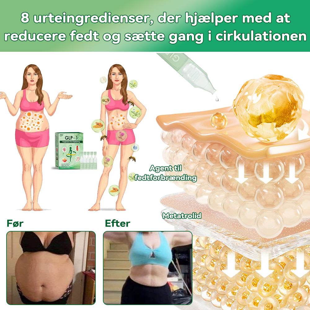 STDEI® GLP-1 Vægttabs Oral Opløsning 🔥Bare én dosis om dagen – allerede efter 7 dage kan du se tydelig effekt 👩⚕️ Virker mod overvægt, hjerte-kar-sygdomme, diabetes, søvnapnø, ledproblemer og mere🌻
