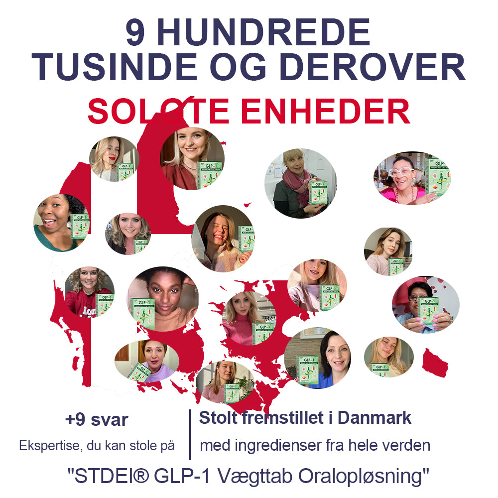 STDEI® GLP-1 Vægttabs Oral Opløsning 🔥Bare én dosis om dagen – allerede efter 7 dage kan du se tydelig effekt 👩⚕️ Virker mod overvægt, hjerte-kar-sygdomme, diabetes, søvnapnø, ledproblemer og mere🌻