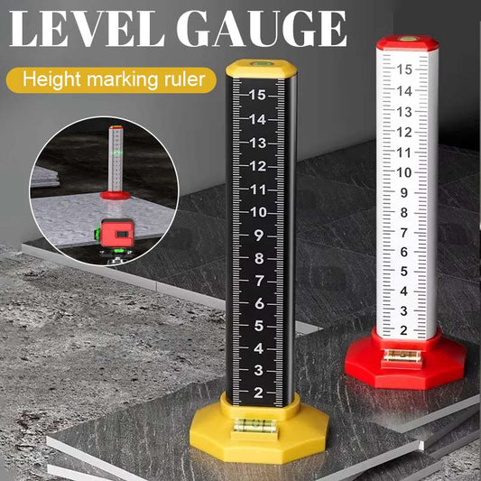 Lineal Zur Höhenmarkierung Mit Wasserwaage