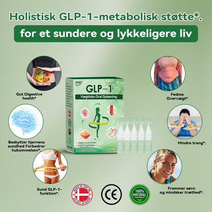 STDEI® GLP-1 Vægttabs Oral Opløsning 🌸 Bare én dosis om dagen – allerede efter 7 dage kan du se tydelig effekt ✅ Virker mod overvægt, hjerte-kar-sygdomme, diabetes, søvnapnø, ledproblemer og mere🔥